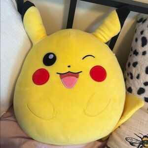 Squishmallows Pikachu Yellow Plush